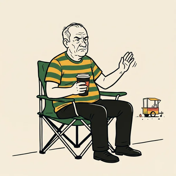 The Armchair Critic archetype illustration
