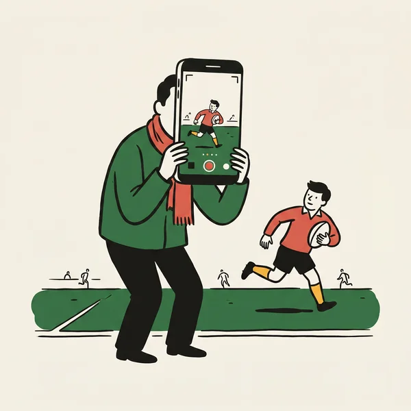 The Phone Holder archetype illustration